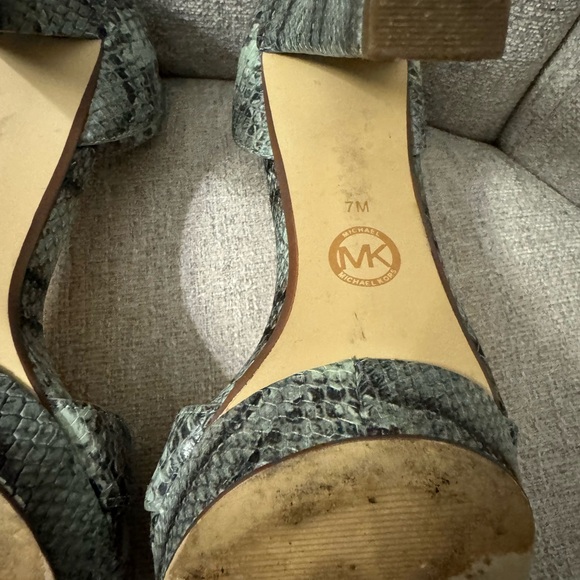 Michael Kors Diva Snake Print High Heels - Picture 5 of 7